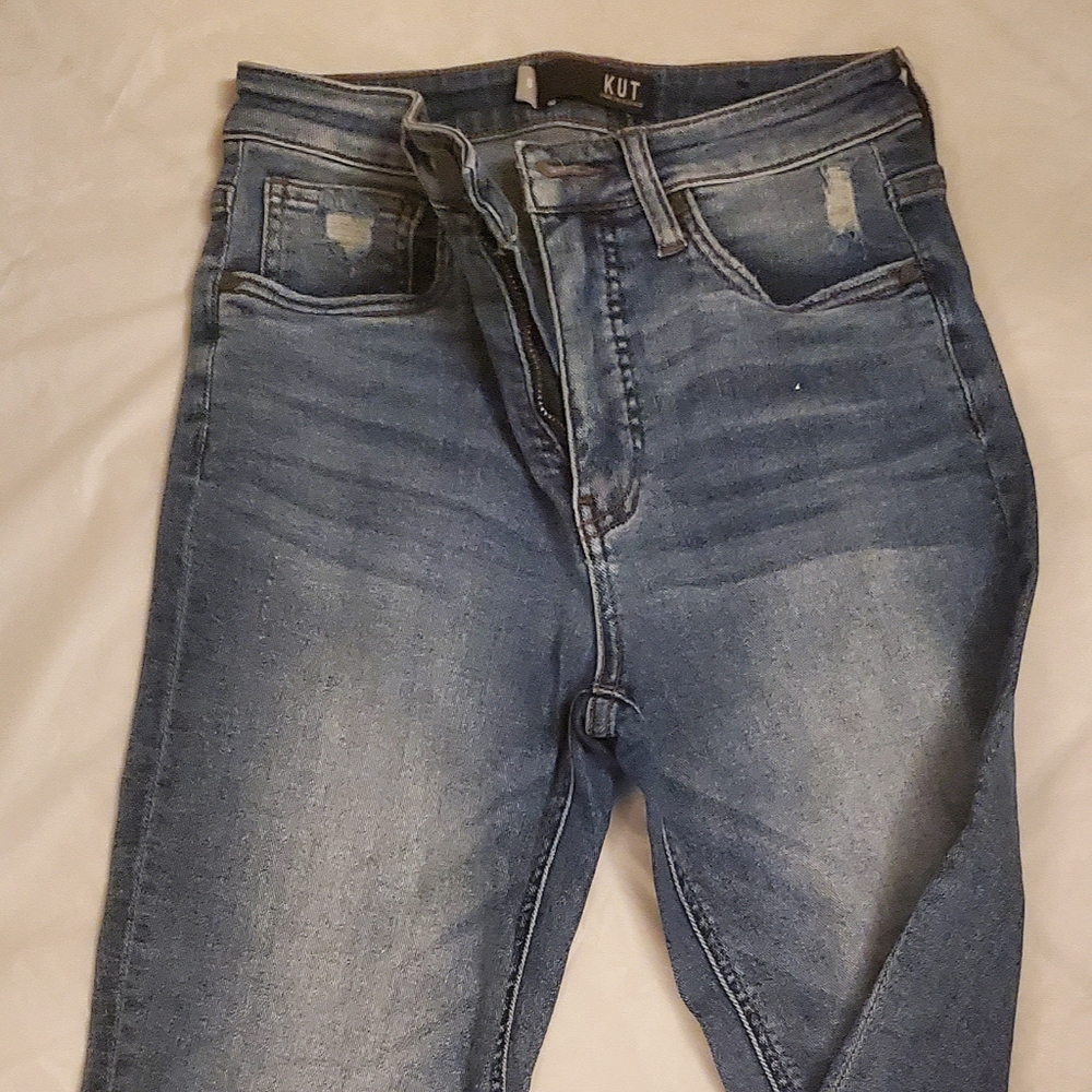 Kut from the Kloth Light Blue Skinny Jeans Sz 0